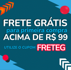 Frete Gr&aacute;tis acima de 100 usando 